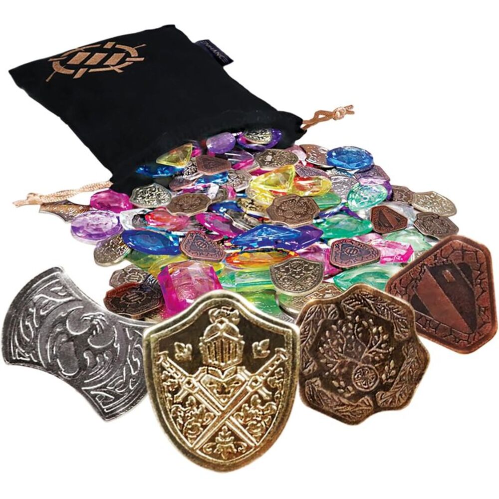 Tabletop Treasure Token Set | 40 Metal MTG Tokens (x10 Each Design)